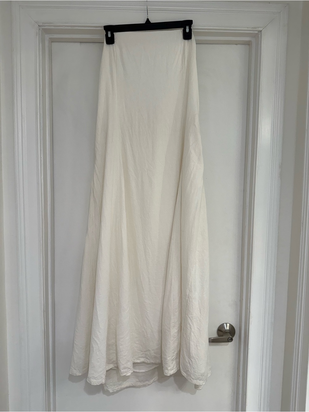 The Drop Carlota Strapless Linen Maxi Dress - White - Picture 2 of 4